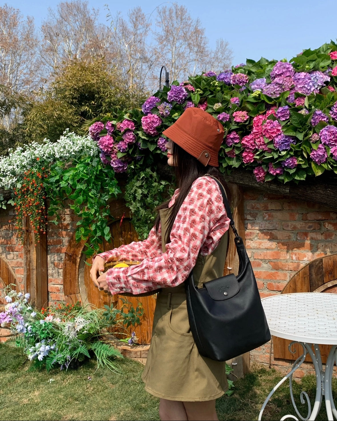 LONGCHAMP Le Pliage Xtra M Hobo Bag 真皮系列［新款直身系列!］