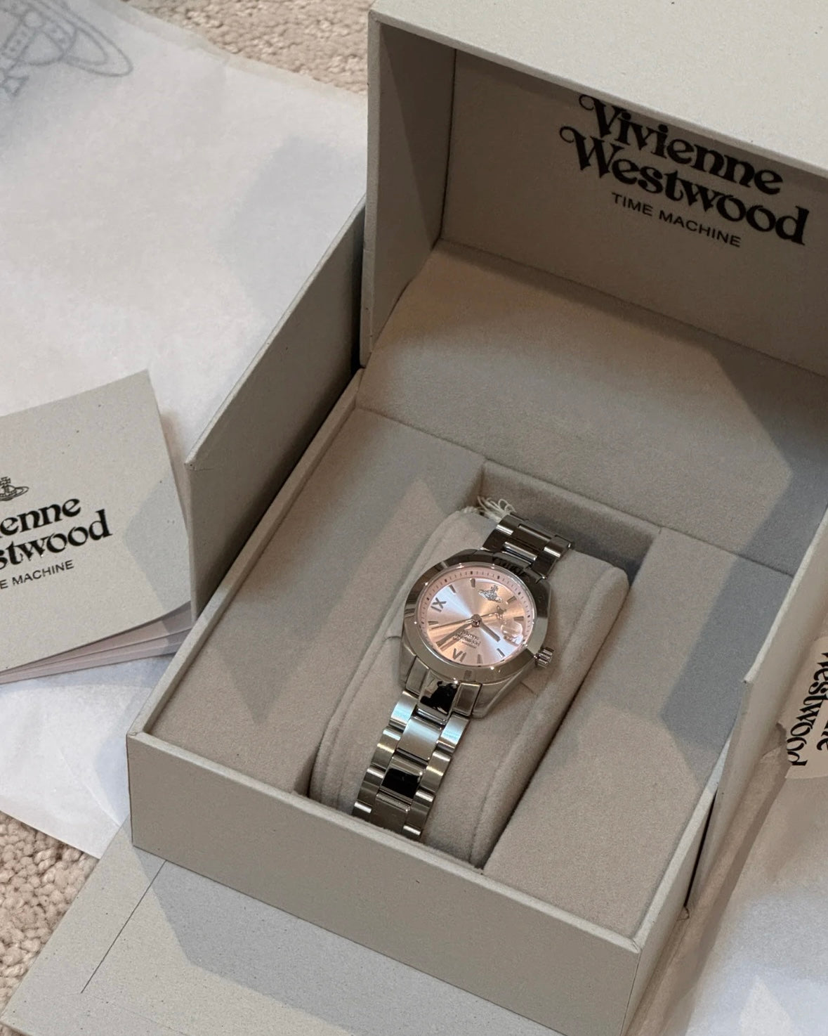 Vivienne Westwood Fenchurch Watch 29mm, Ice Berry Pink