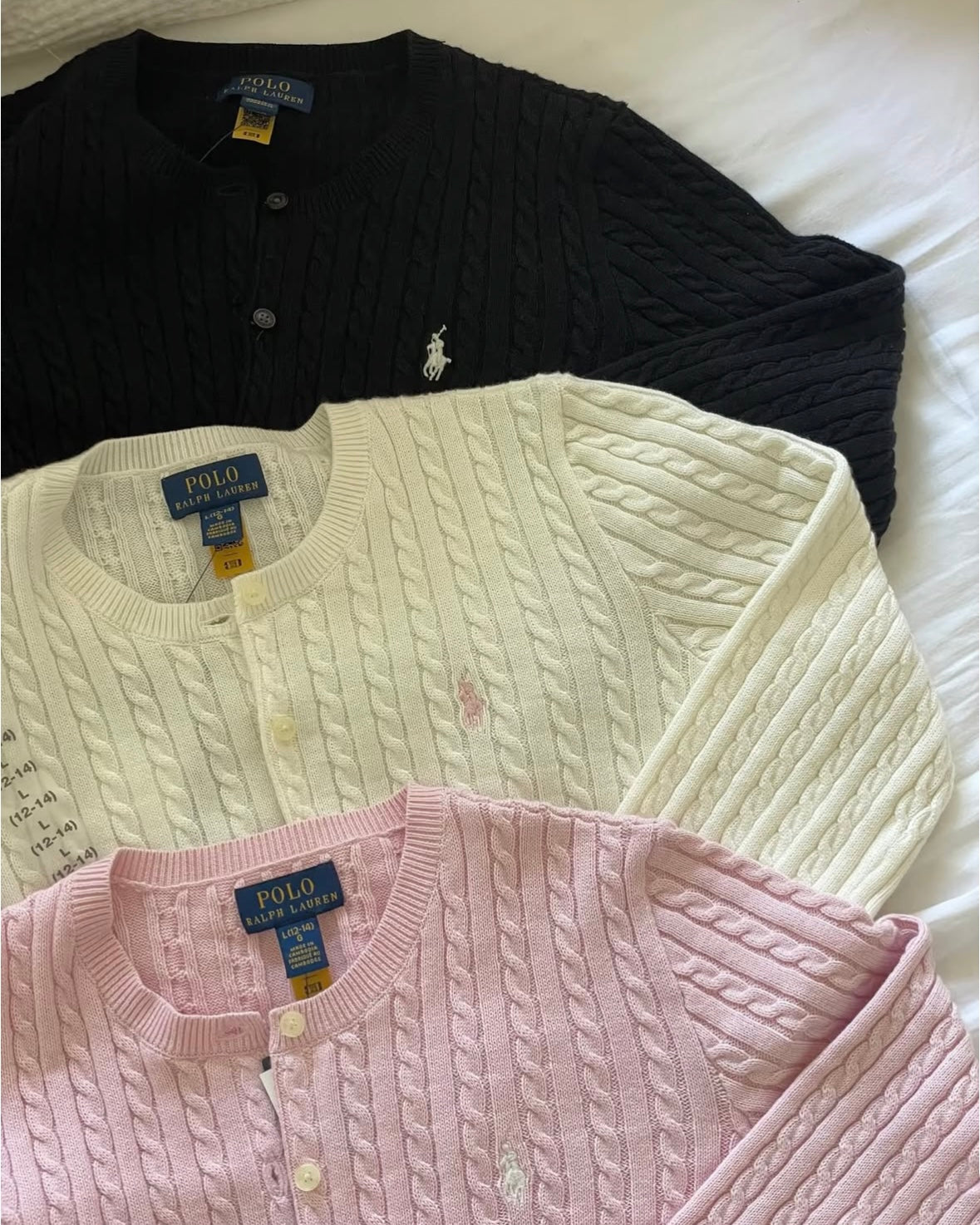 Polo Ralph Lauren 編織外套大童裝 [深藍色最剩超小量]