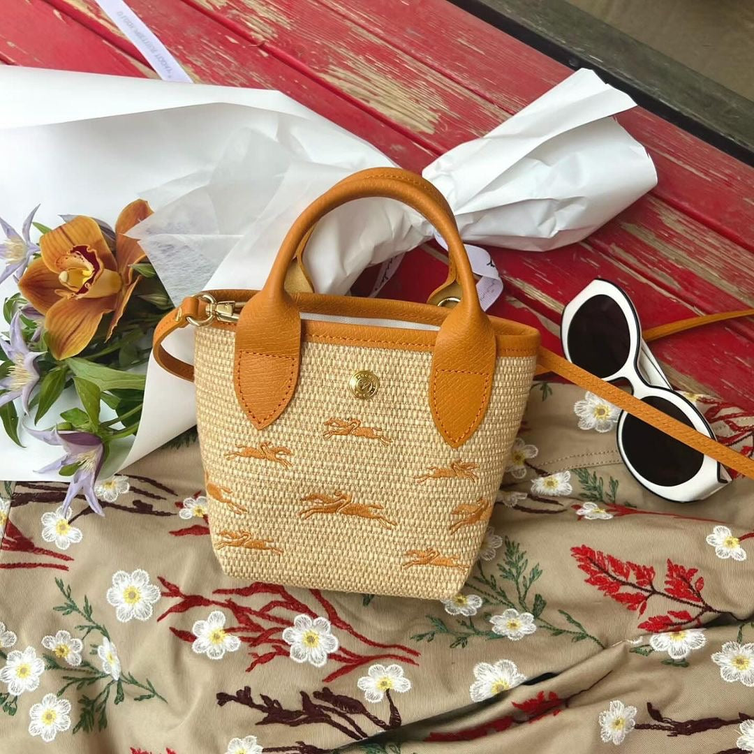 LONGCHAMP Le Panier Pliage XS Basket [迷你藤籃袋連長肩帶