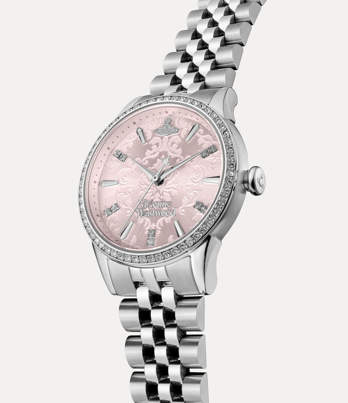 Vivienne Westwood Little Wallace Watch 32mm  [2026最新上架粉鑽浮雕]