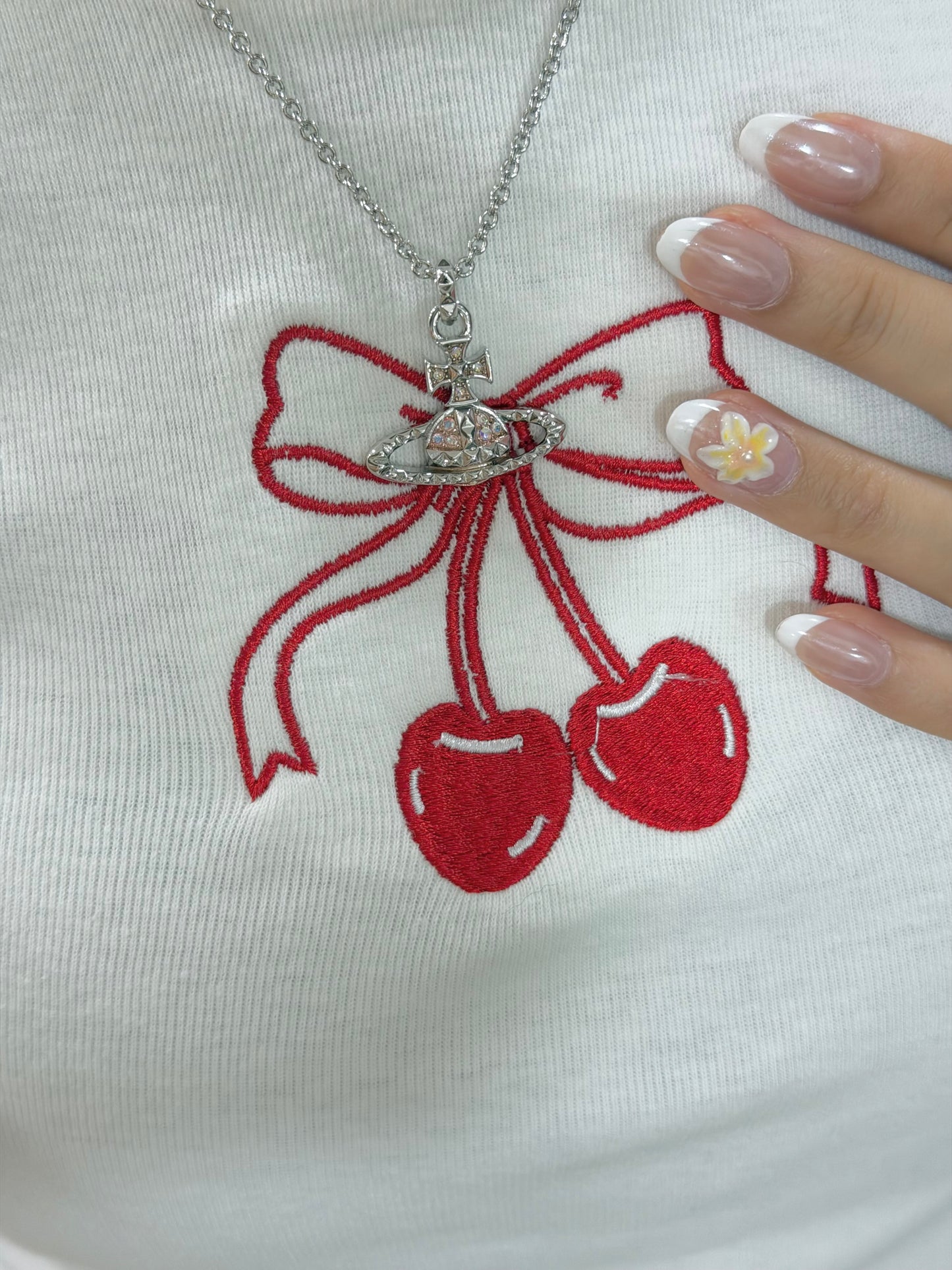 Vivienne Westwood Mayfair Orb Necklace Studded Saturn [Jaden's Pick - Recommended for Beginners]
