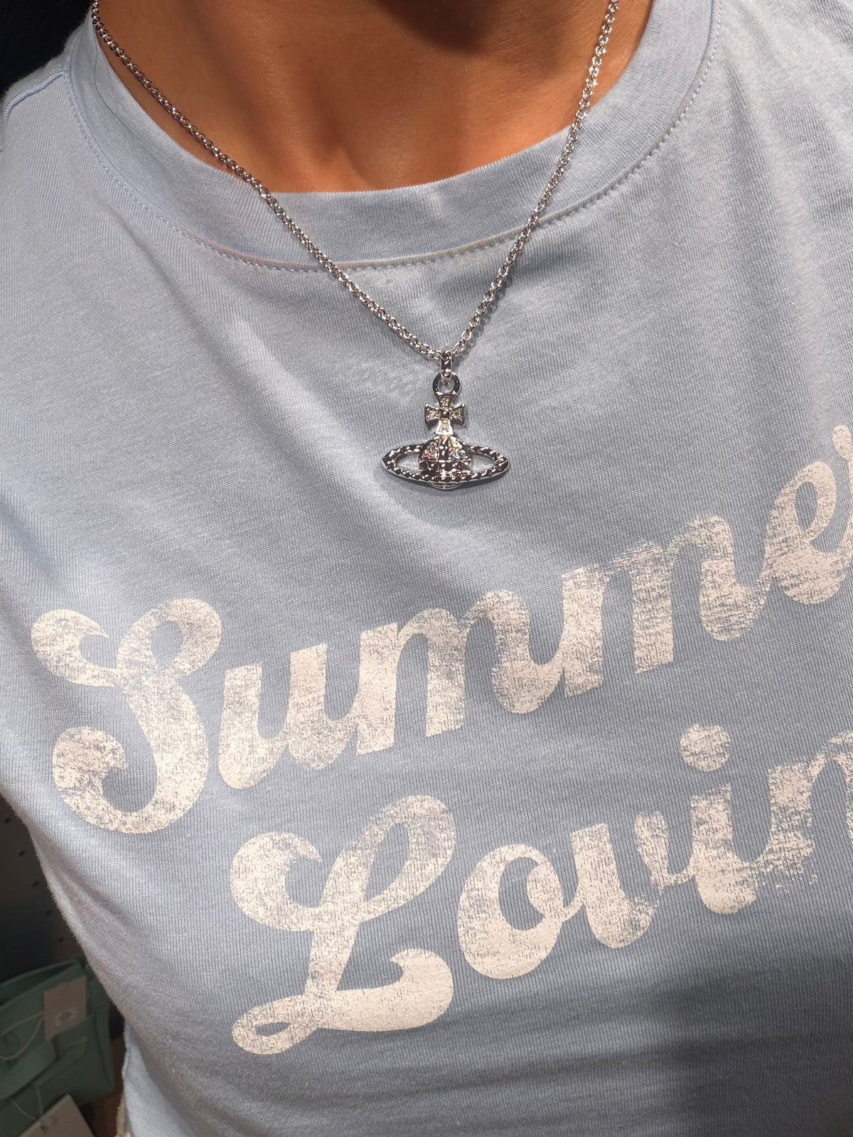 Vivienne Westwood Mayfair Orb Necklace Studded Saturn [Jaden's Pick - Recommended for Beginners]