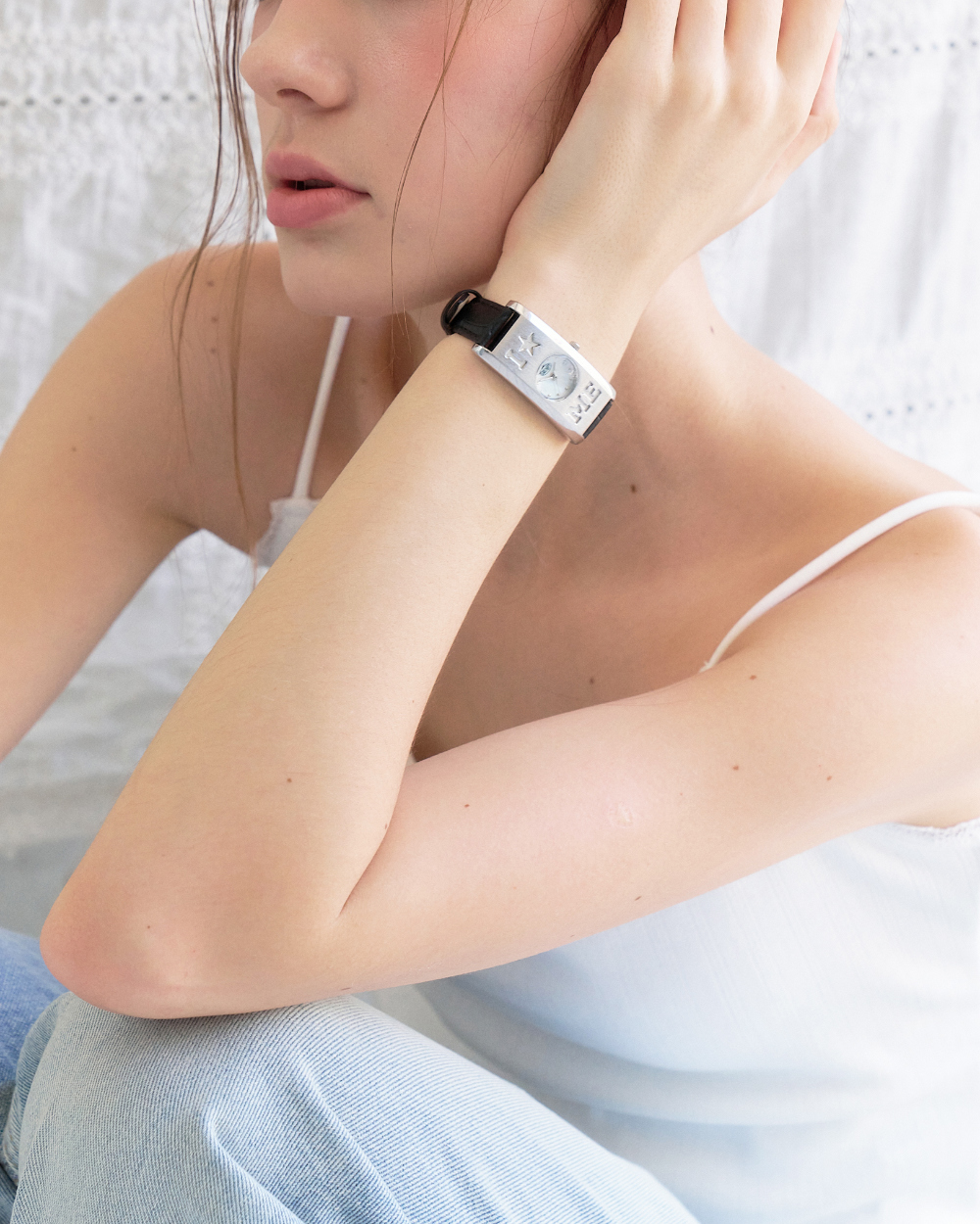 韓國選物🇰🇷 Grumpy Stuff Star Me Leather Watch
