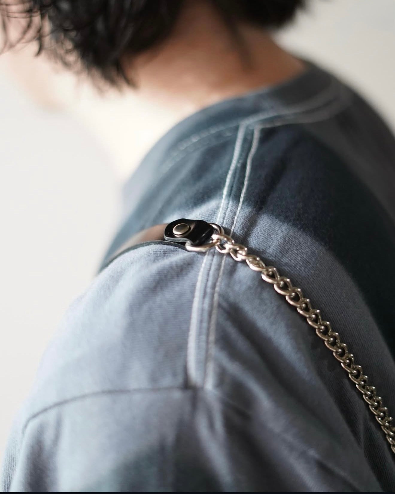 Toga Too Chain Leather Wallet Studs 自留黑色 折扣超過$1000! [年度季末大折扣! 微量現貨優惠完售即止!]
