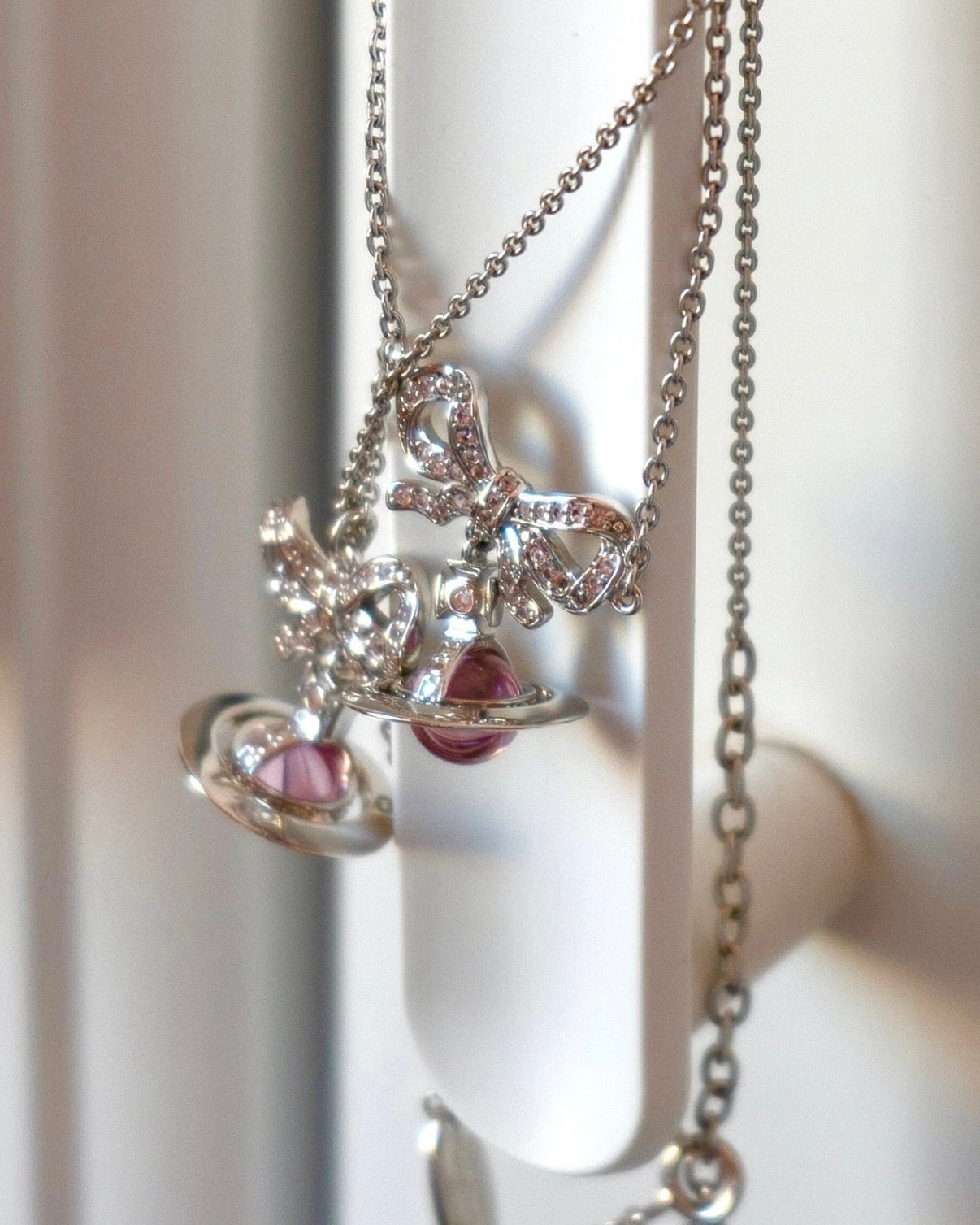 Vivienne Westwood Octavie Pendant Bracelet 蝴蝶結星球手鏈[100%純銀