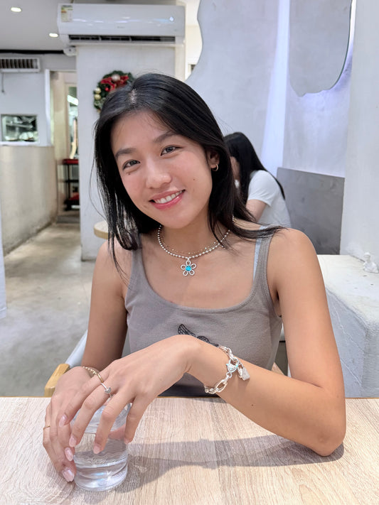 Otro Accesorio 西班牙手工飾物 - Ball Ball Flower Necklace［NEW ITEM! 門市已售出多條］