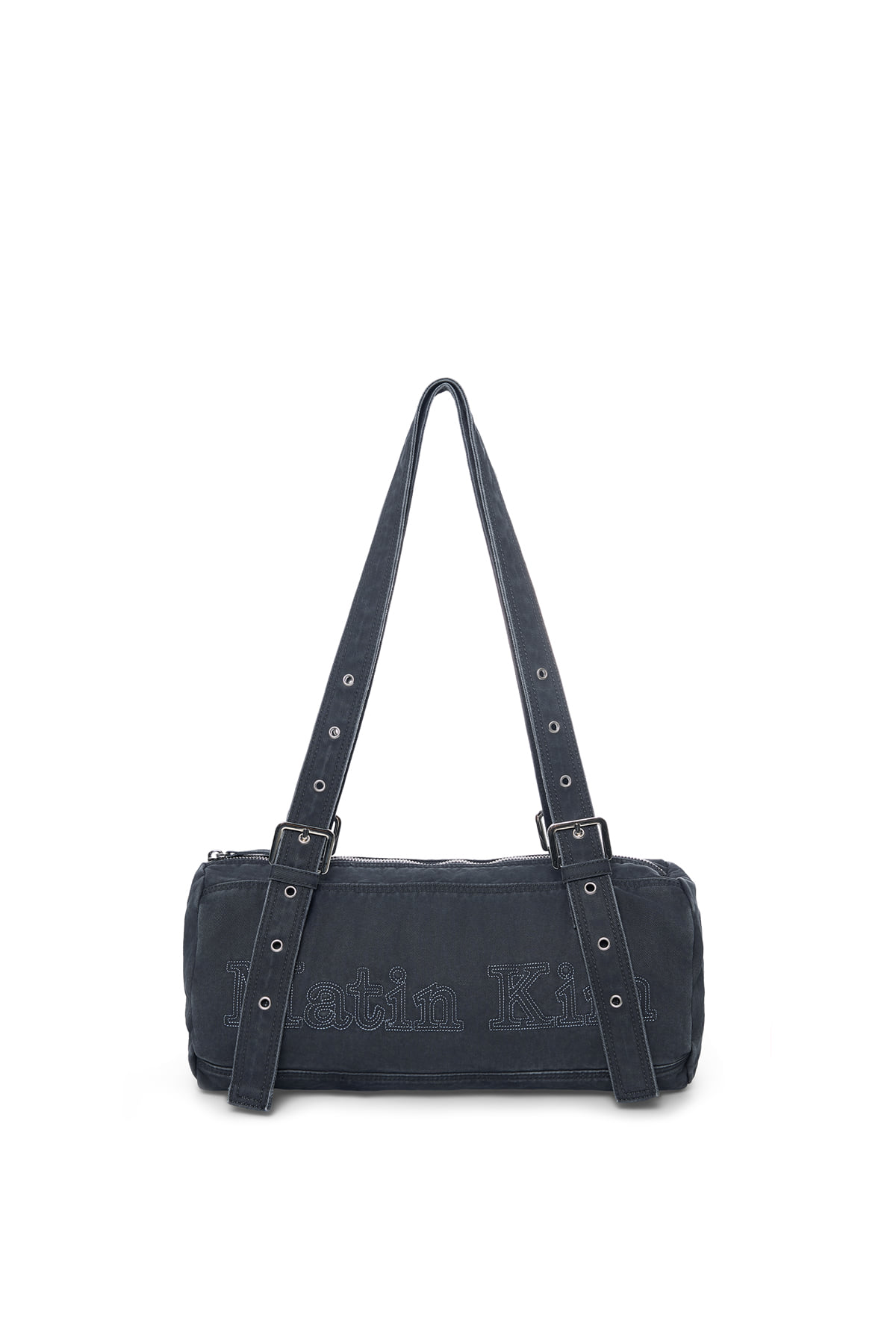 韓國選物🇰🇷 Matin Kim Vintage Washed Cotton Duffel Bag 復古水洗棉質圓筒袋［街頭復古感 質感隨性搭！］