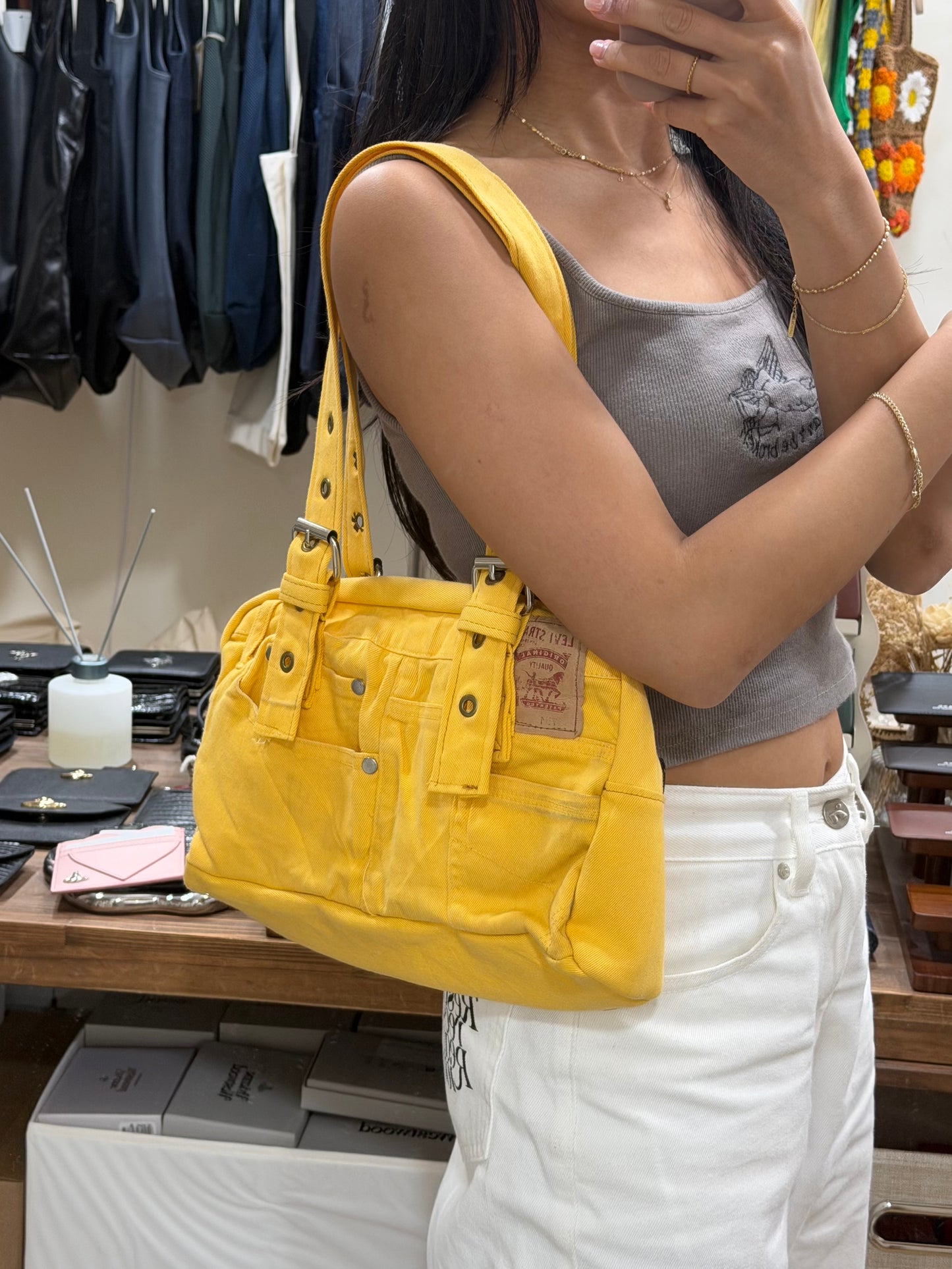 Thailand Remade Vintage Shoulder Bag [Only 1 of each style available! Free shipping to Hong Kong for orders of 2 or more!]