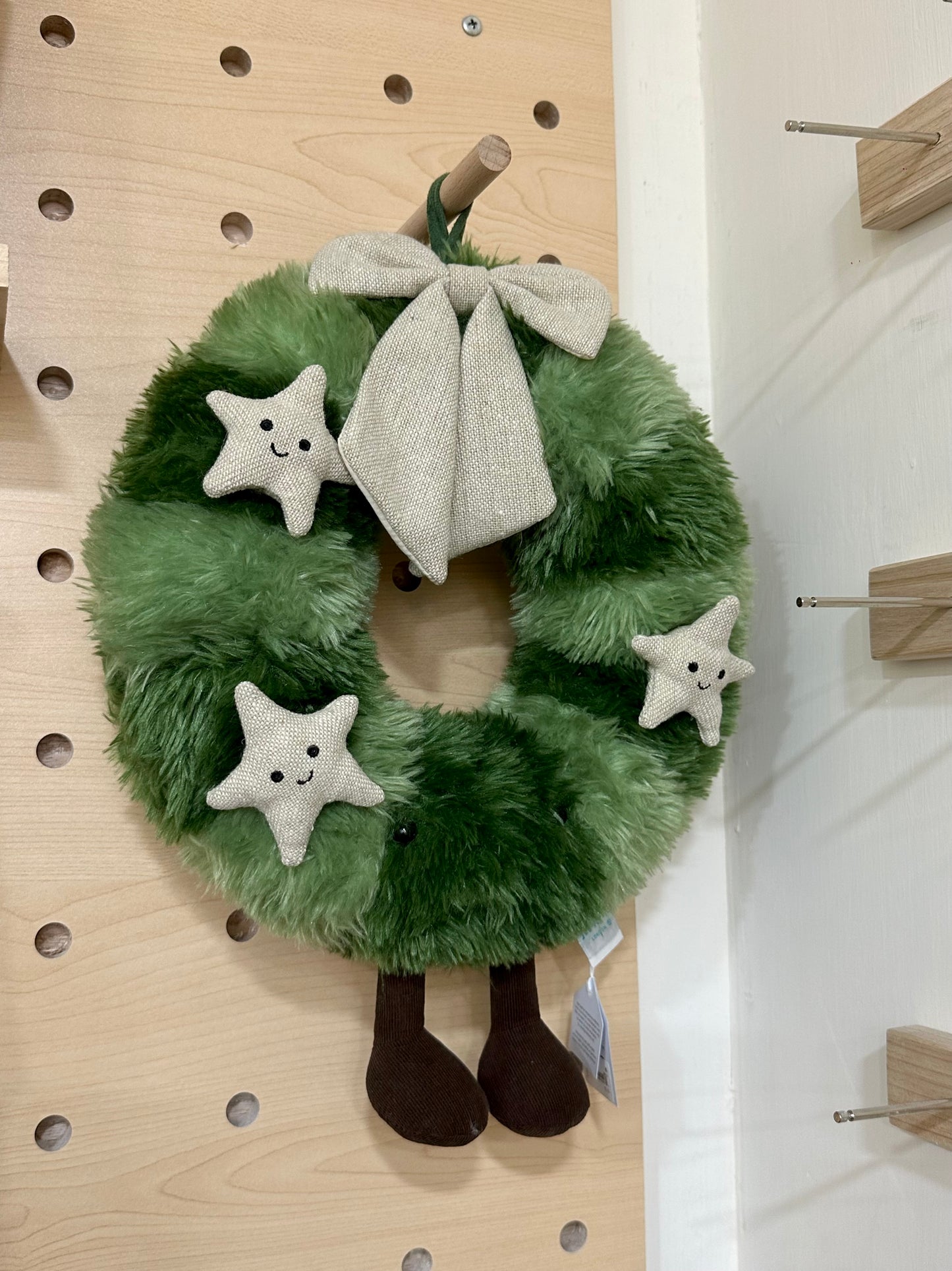 Jellycat Amuseable Christmas Nordic Spruce Wreath 35cm  [超靚聖誕花圈! 可掛牆!]