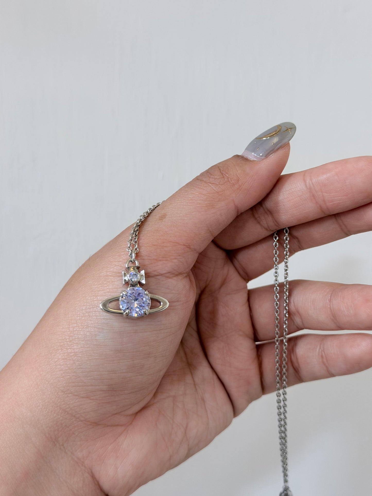 Vivienne Westwood Reina Large Pendant Necklace 2025最新限定薰衣草紫 [最新上架! 大粒鑽超搶眼!]