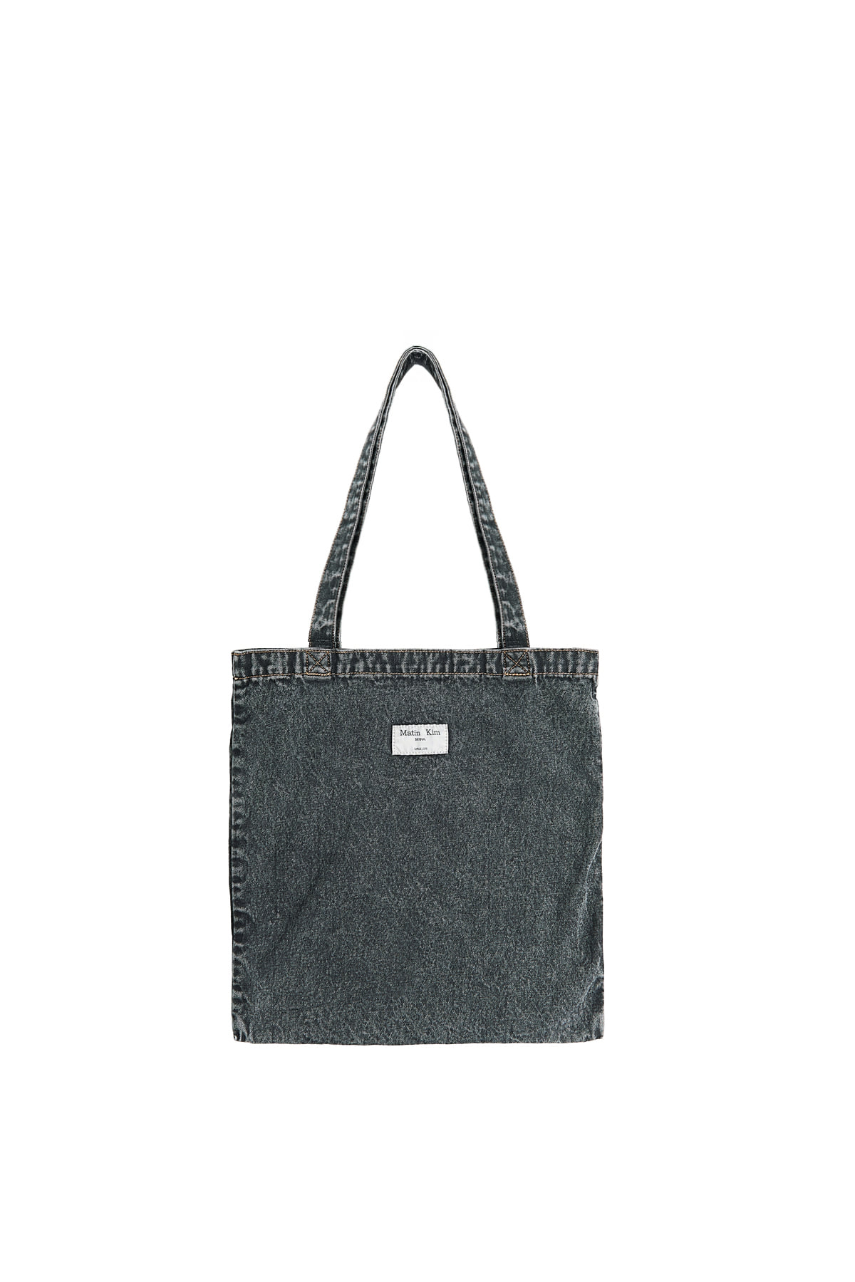 Matin Kim Matin Stitch Denim Ecobag 最新韓國選物🇰🇷刺繡水洗牛仔環保袋［實用隨性百搭 可放A4/電腦］