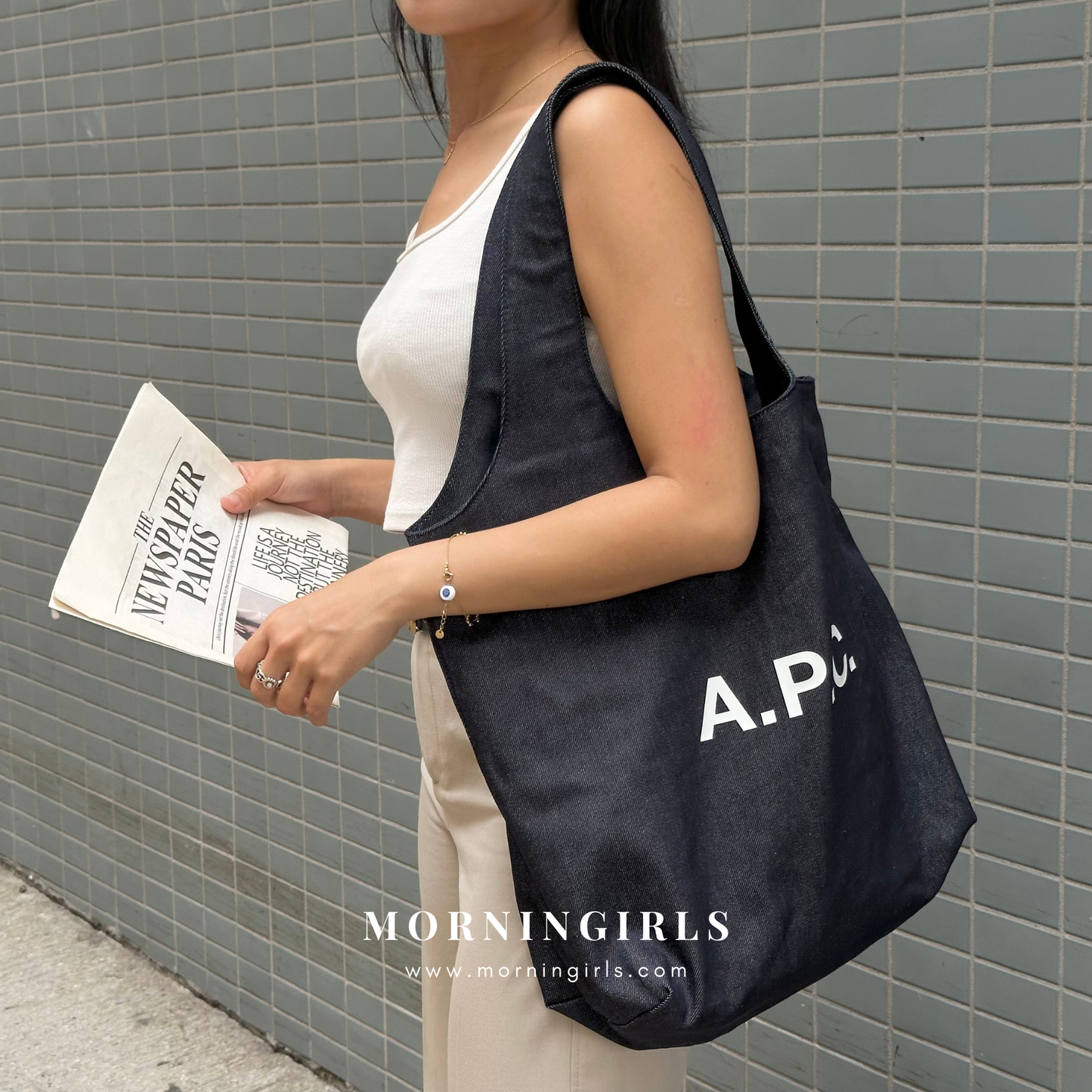 A.P.C. Ninon Tote Bag [SS24最新重磅牛仔布!]