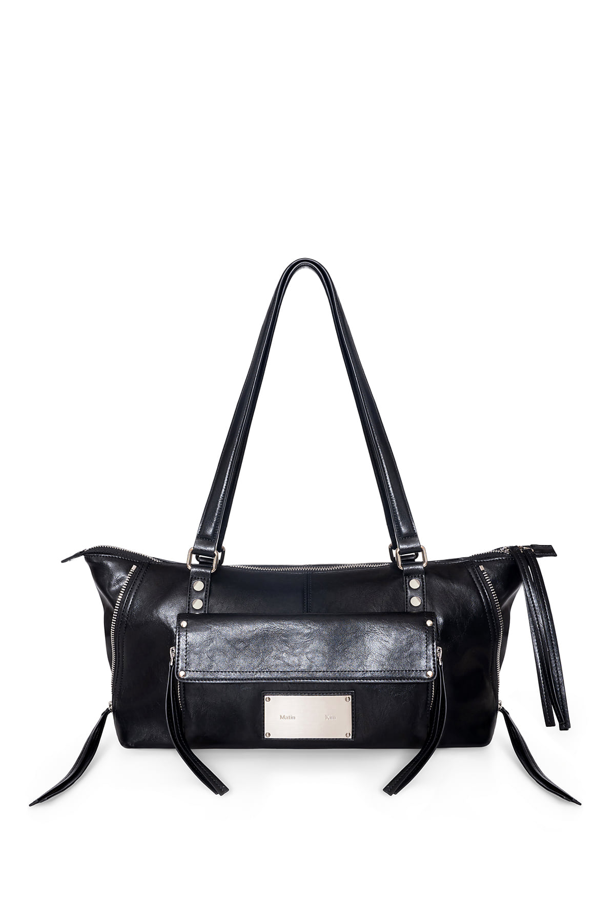韓國選物🇰🇷 Matin Kim Flap Pocket Shoulder Bag 側拉鍊翻蓋口袋單肩包袋［沉穩復古盡顯知性魅力！］