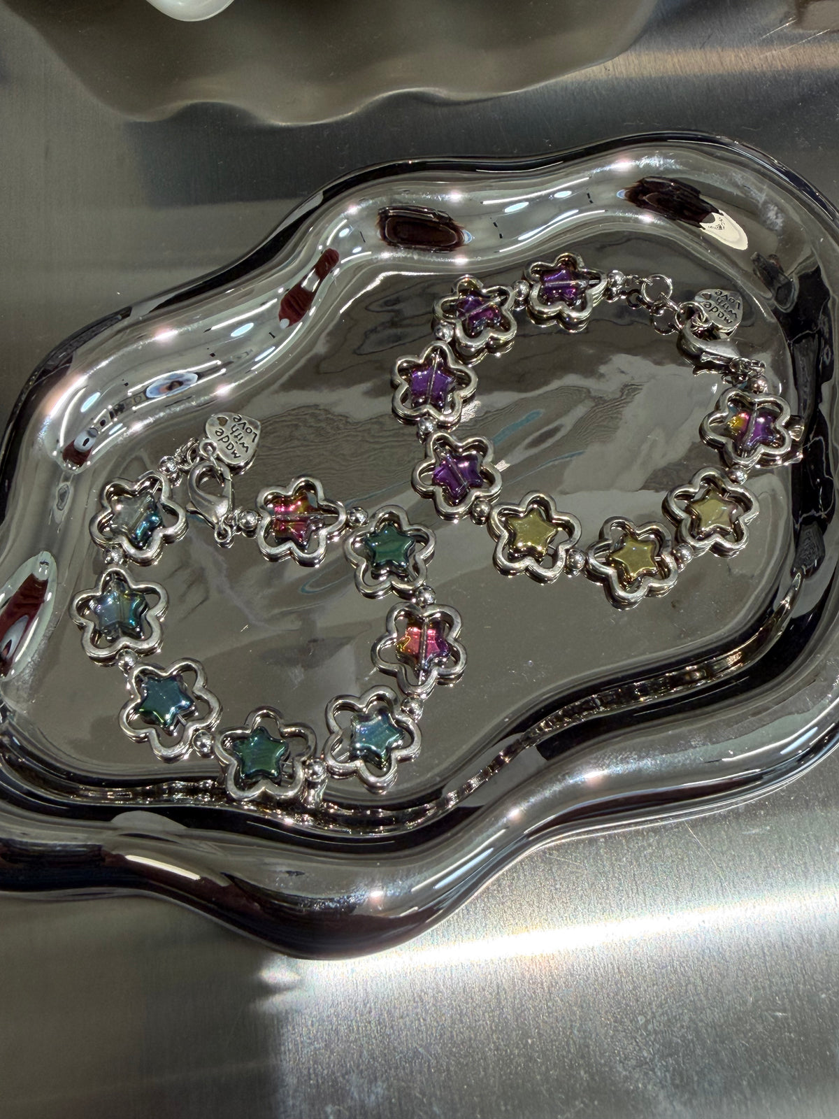 Otro Accesorio 西班牙手工飾物 - Flower & Star Layered Bracelet