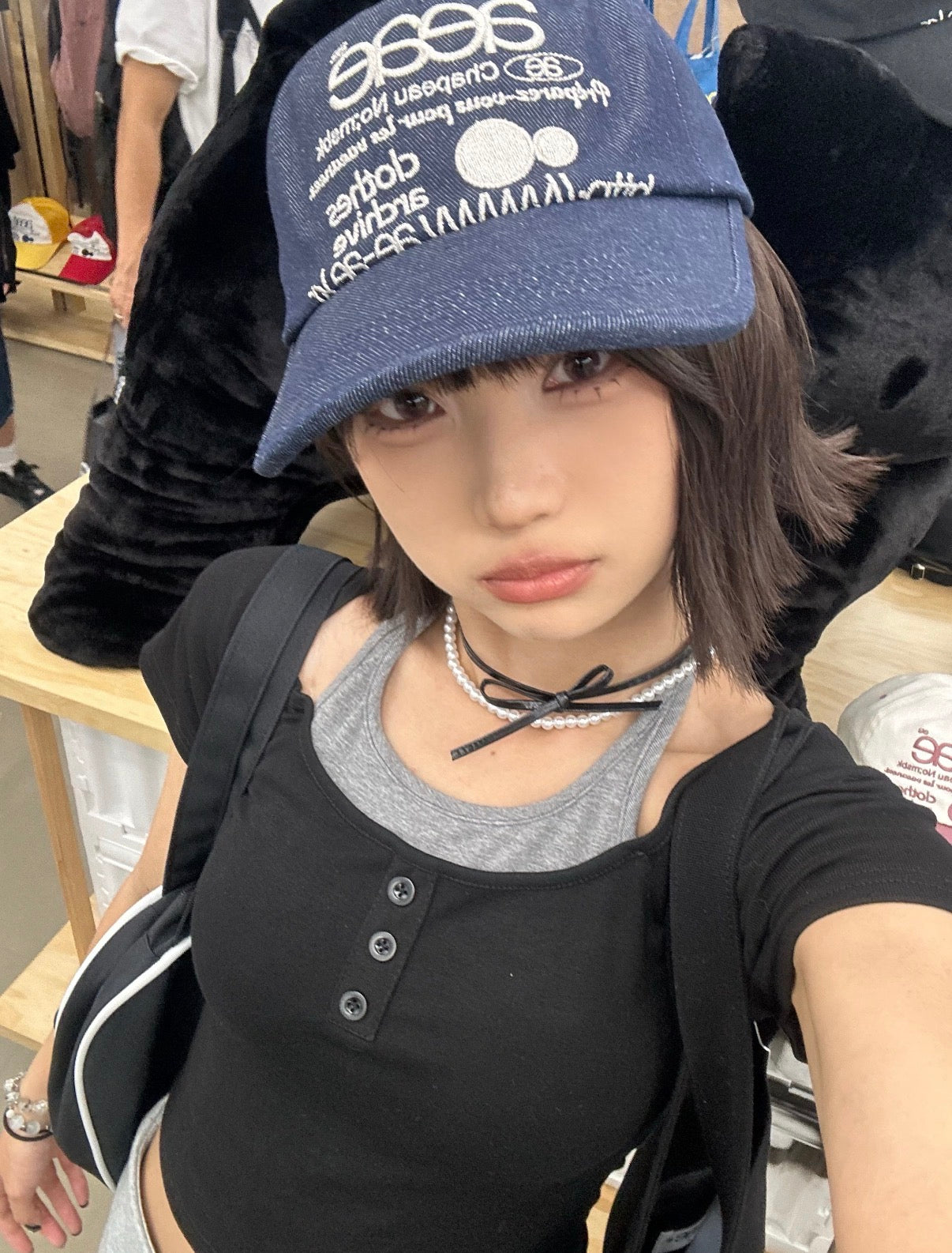 Aeae Web Logo Washed 5 Pannel Ball Cap 最新韓國選物🇰🇷復古洗水棒球帽［Made in Korea🇰🇷經典Logo設計 日常佩戴OK!］