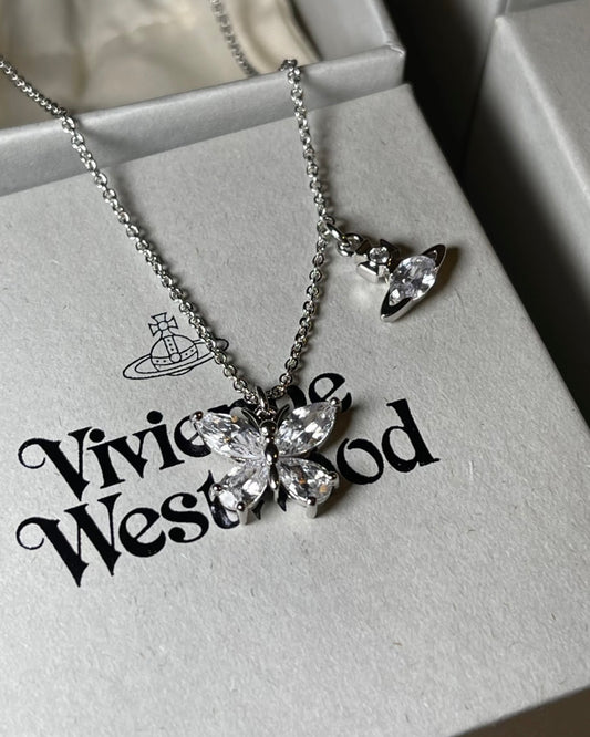 Vivienne Westwood Elianne Necklace 限定蝴蝶星球頸鏈 [新品限時優惠中]