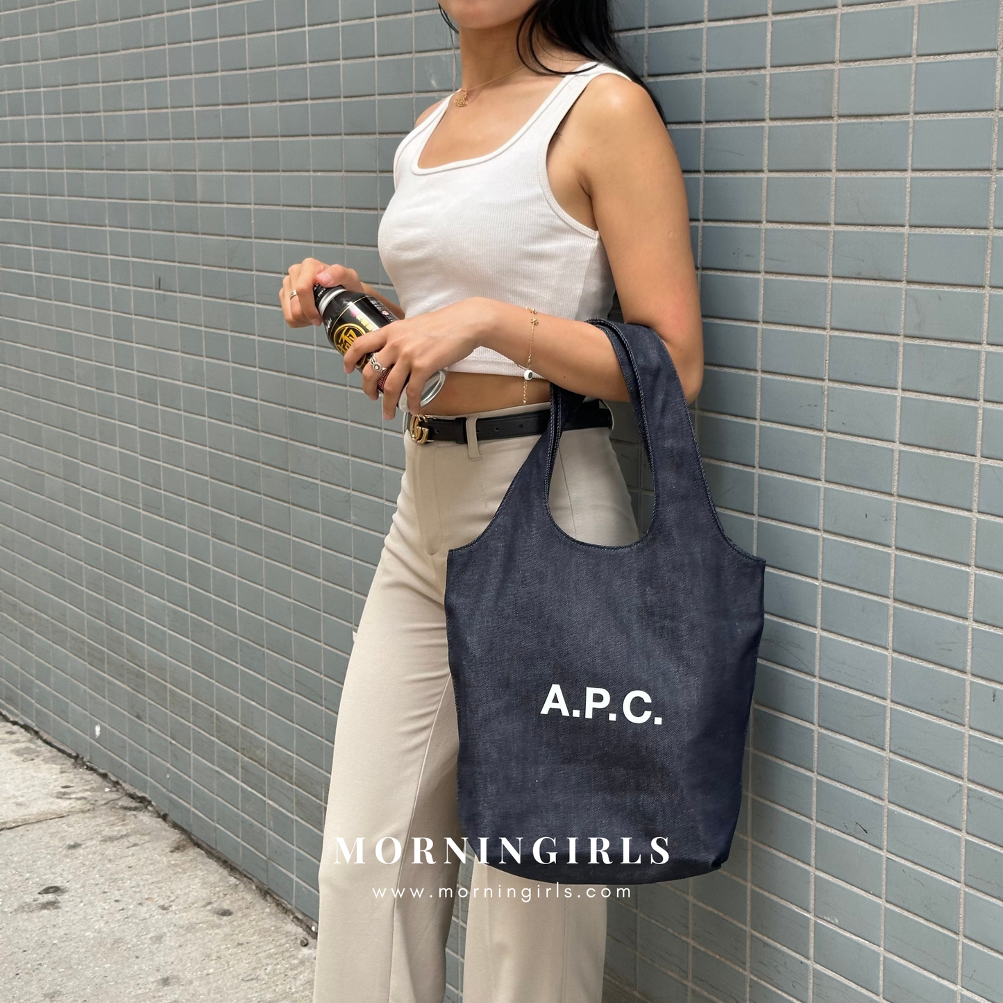 A.P.C. Ninon Tote Bag [SS24最新重磅牛仔布!]