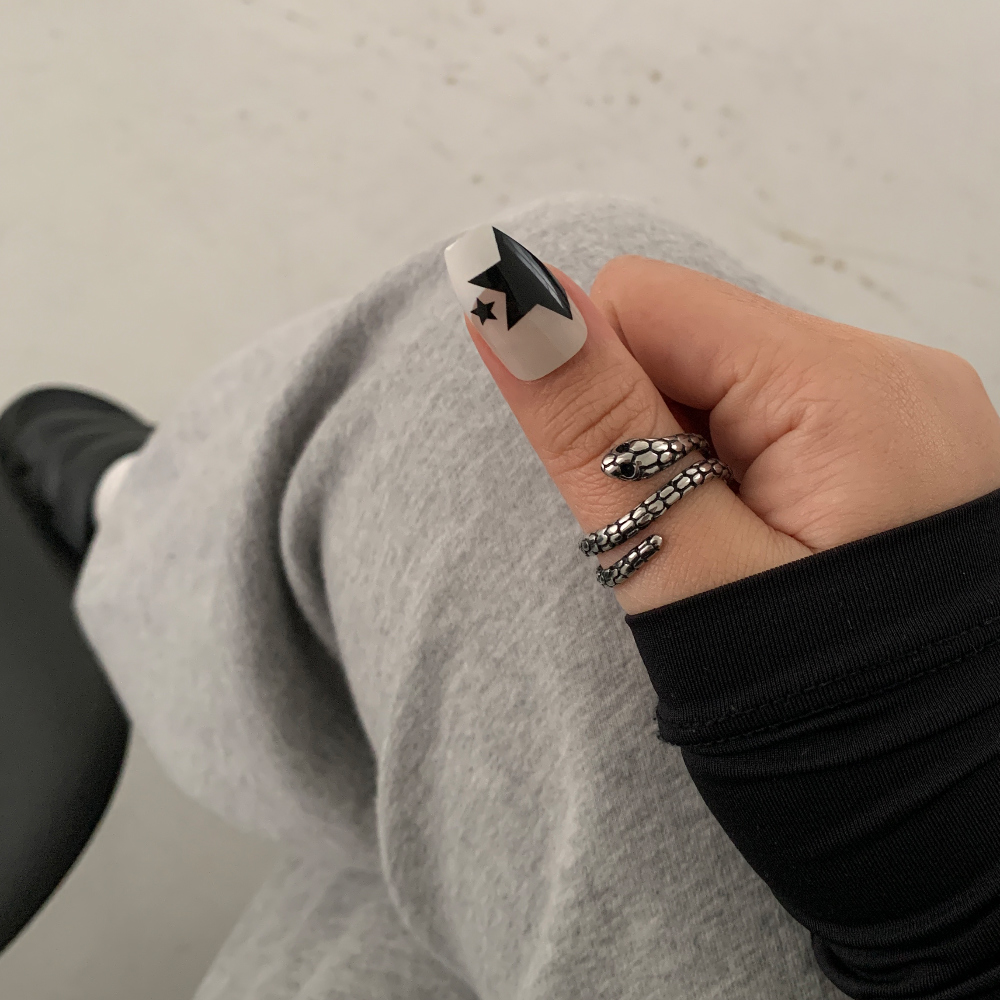 韓國選物🇰🇷 Grumpy Stuff Coiled Snake Shape Ring