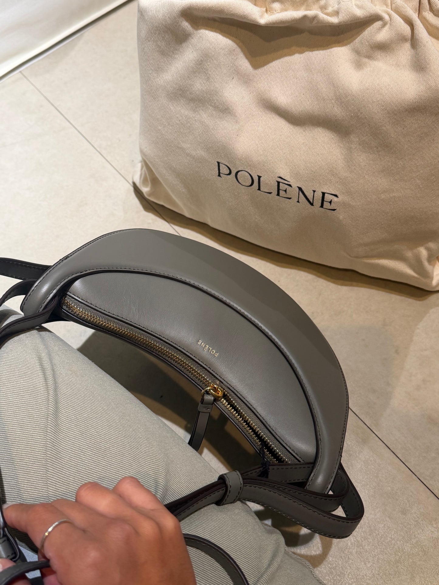 Polene Number Ten Half-Moon Bag [Best-Selling Style!]