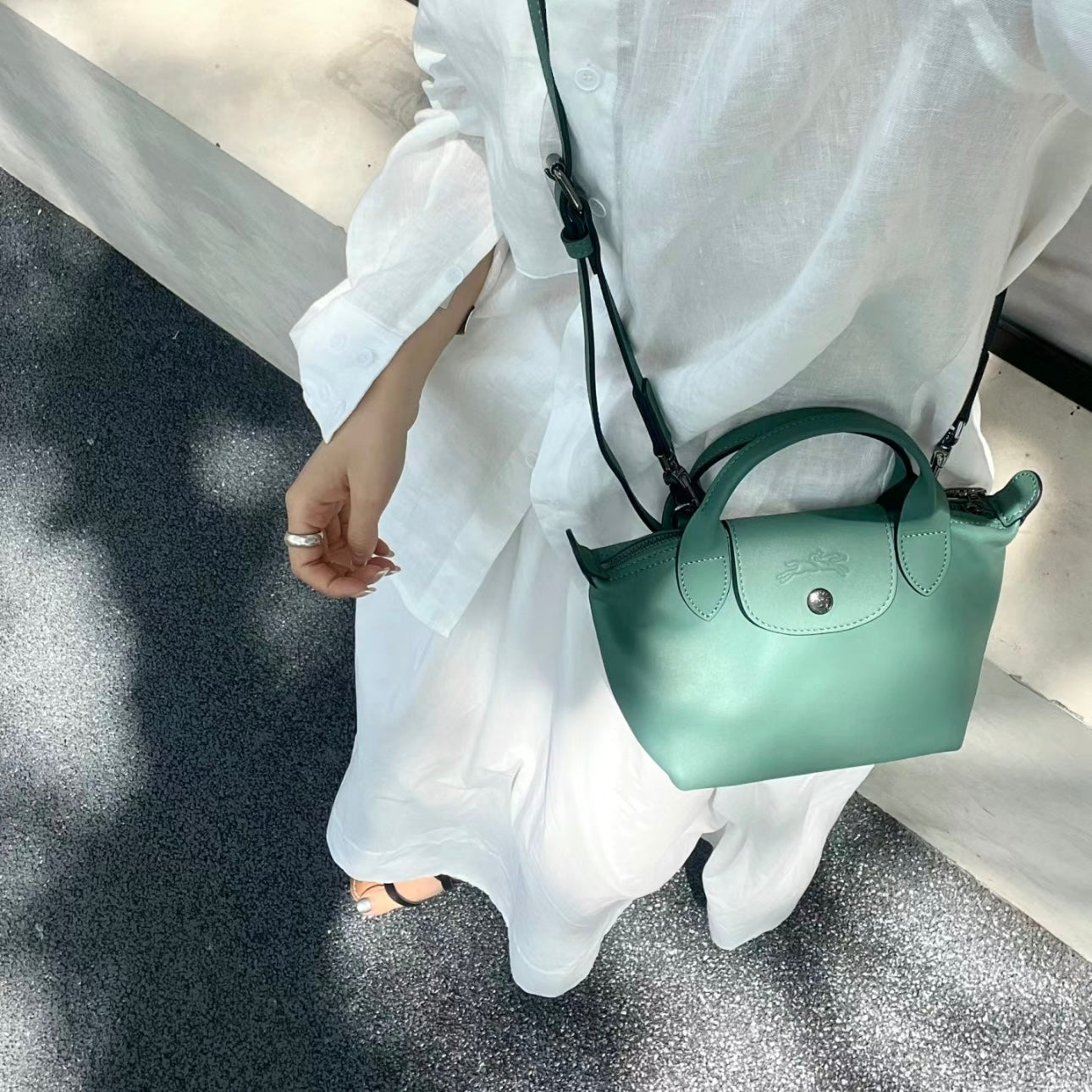 LONGCHAMP Le Pliage Xtra XS Handbag 真皮系列 [連長肩帶!]