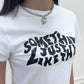 ‘Something Just Like This’ Cropped Tee