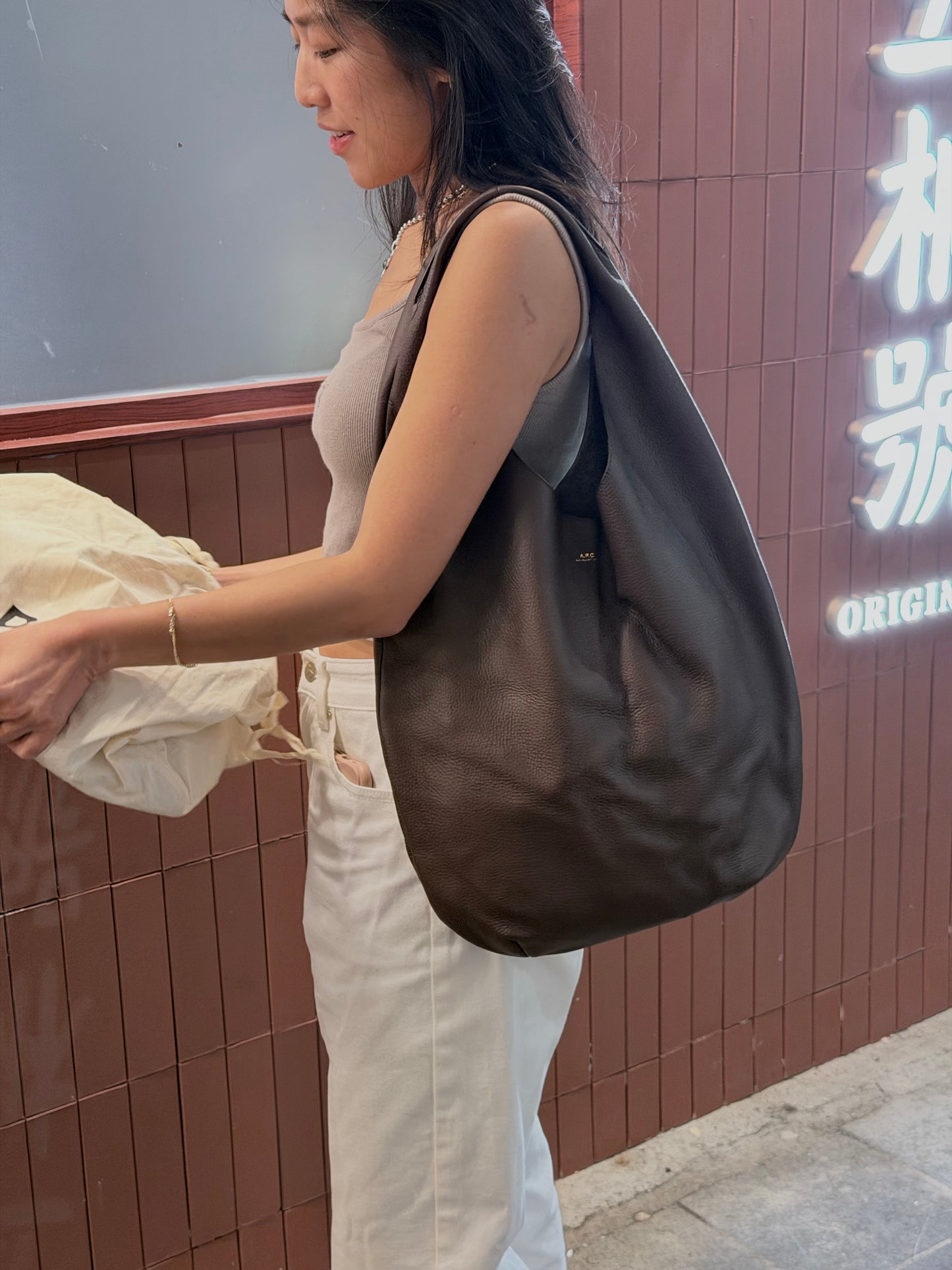 A.P.C. Le Neige Tote Bag 100%真牛皮［多色優惠中! 極難補貨!］