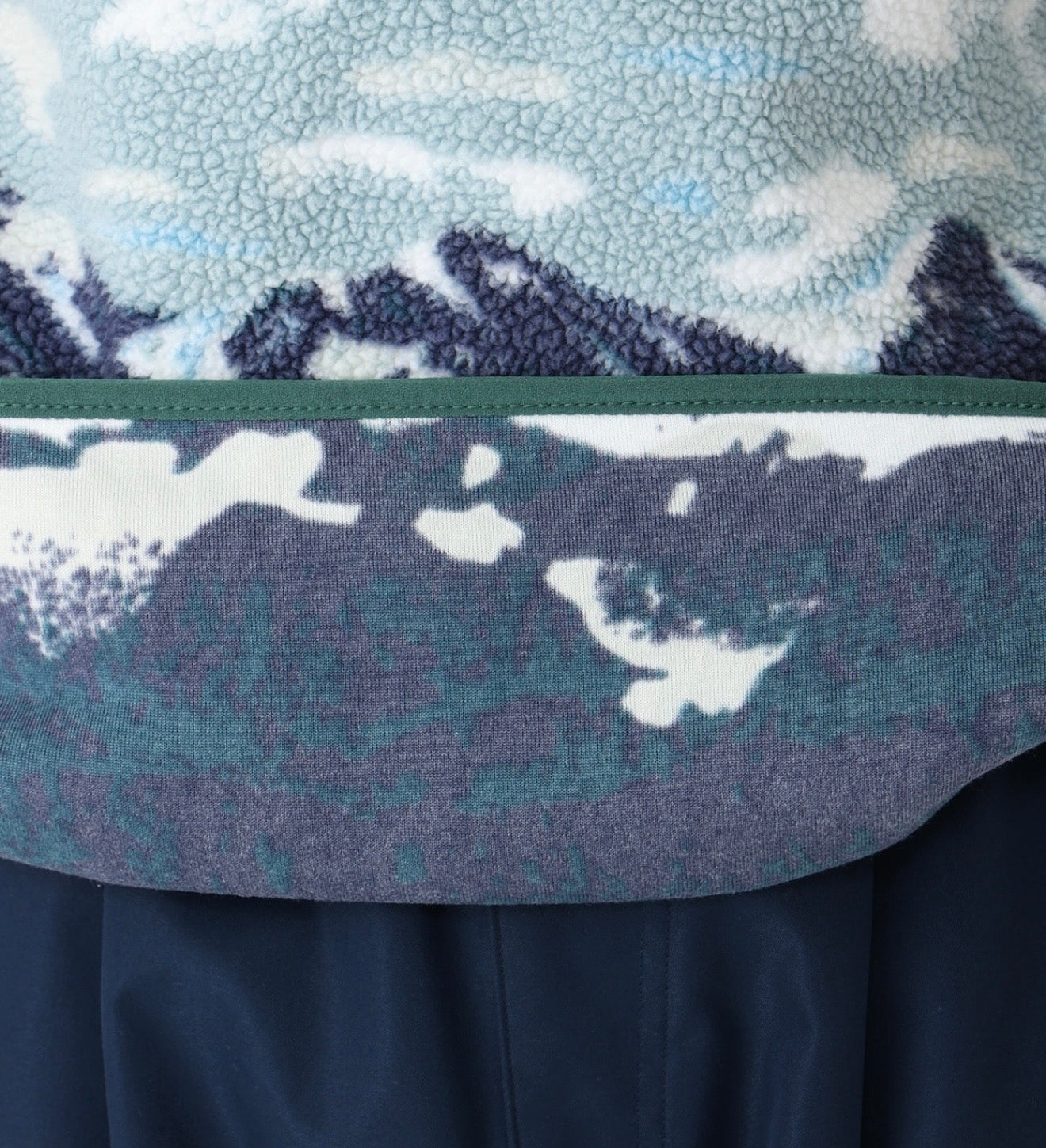 Columbia Blue Mountain Fleece (Helvetia II Print Half Snap Fleece)