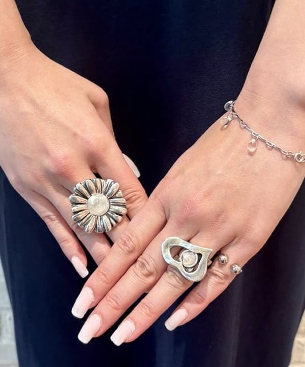 Otro Accesorio 西班牙手工飾物 - Heart Crystal Ring [NEW ITEM!店主自留大推薦!]