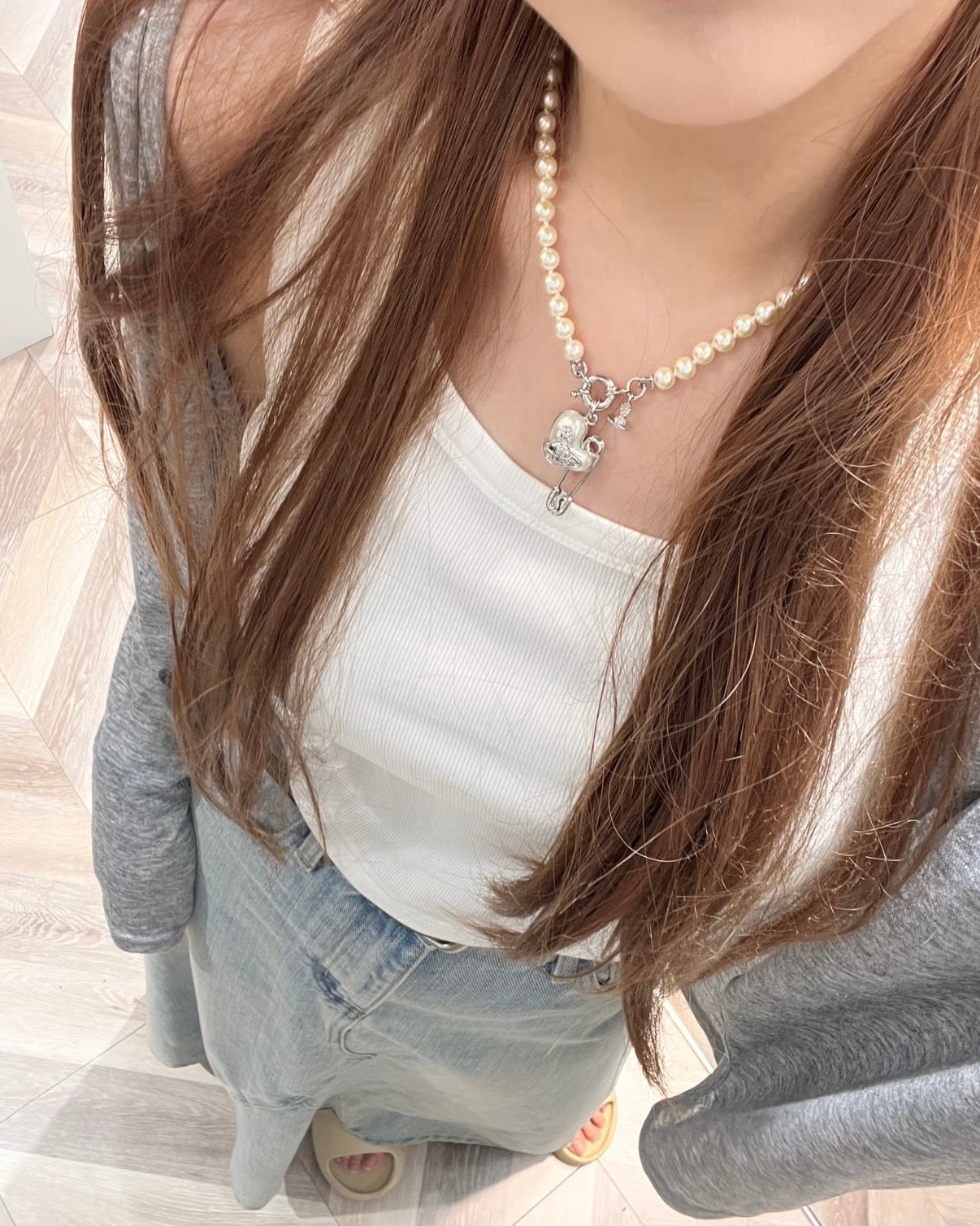 Vivienne Westwood Orietta Pearl Necklace [絕美珍珠扣針🧷]