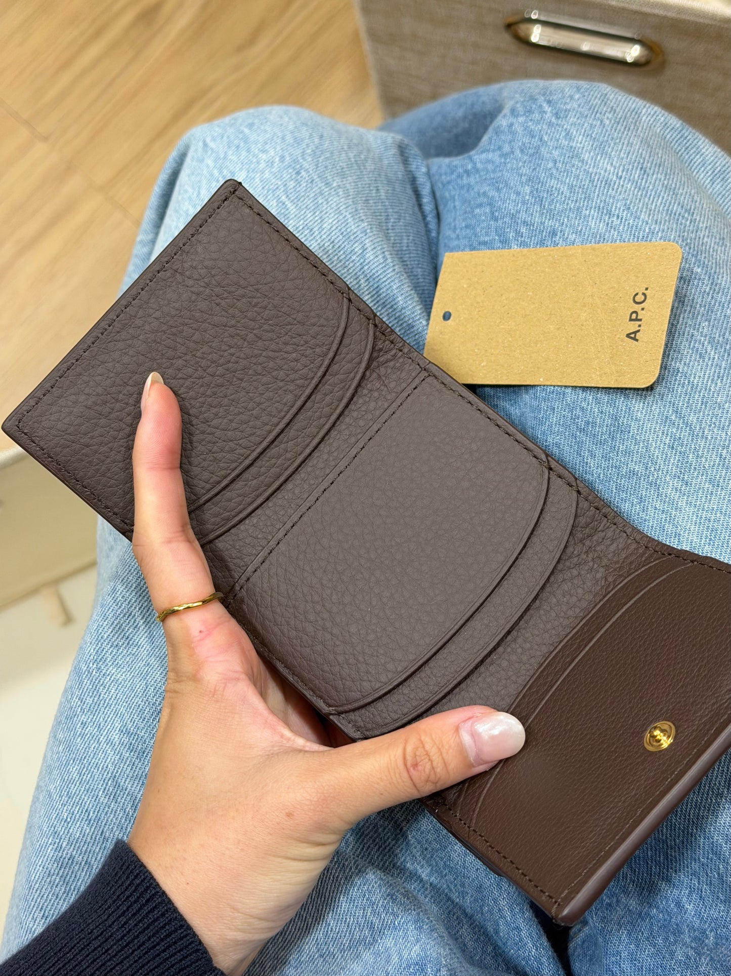 A.P.C. Small Foldover Wallet [HOT ITEM!]