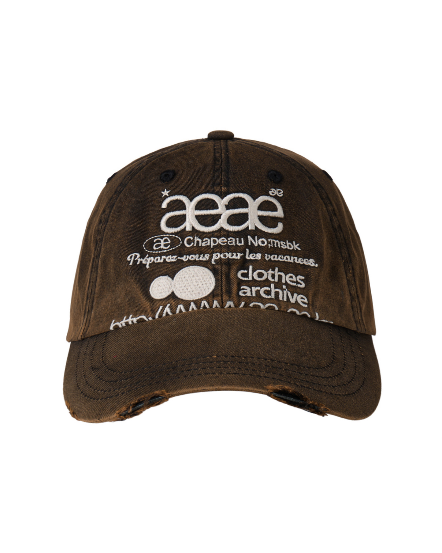 Aeae Web Logo Washed 5 Pannel Ball Cap 最新韓國選物🇰🇷復古洗水棒球帽［Made in Korea🇰🇷經典Logo設計 日常佩戴OK!］