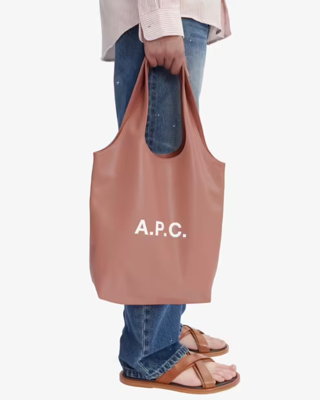 A.P.C. Ninon Tote Bag [SMALL] ［最新限定霧灰藍/奶灰歐洲連線大折扣中!］