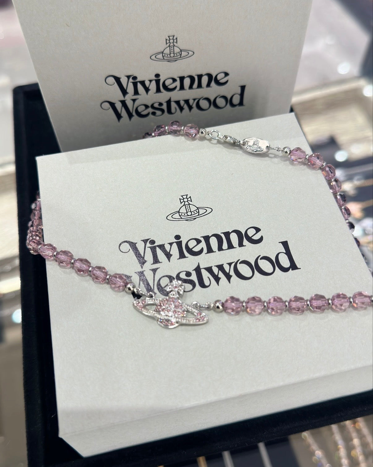 Vivienne Westwood Mini Bas Relief Choker Necklace 最新紫水晶