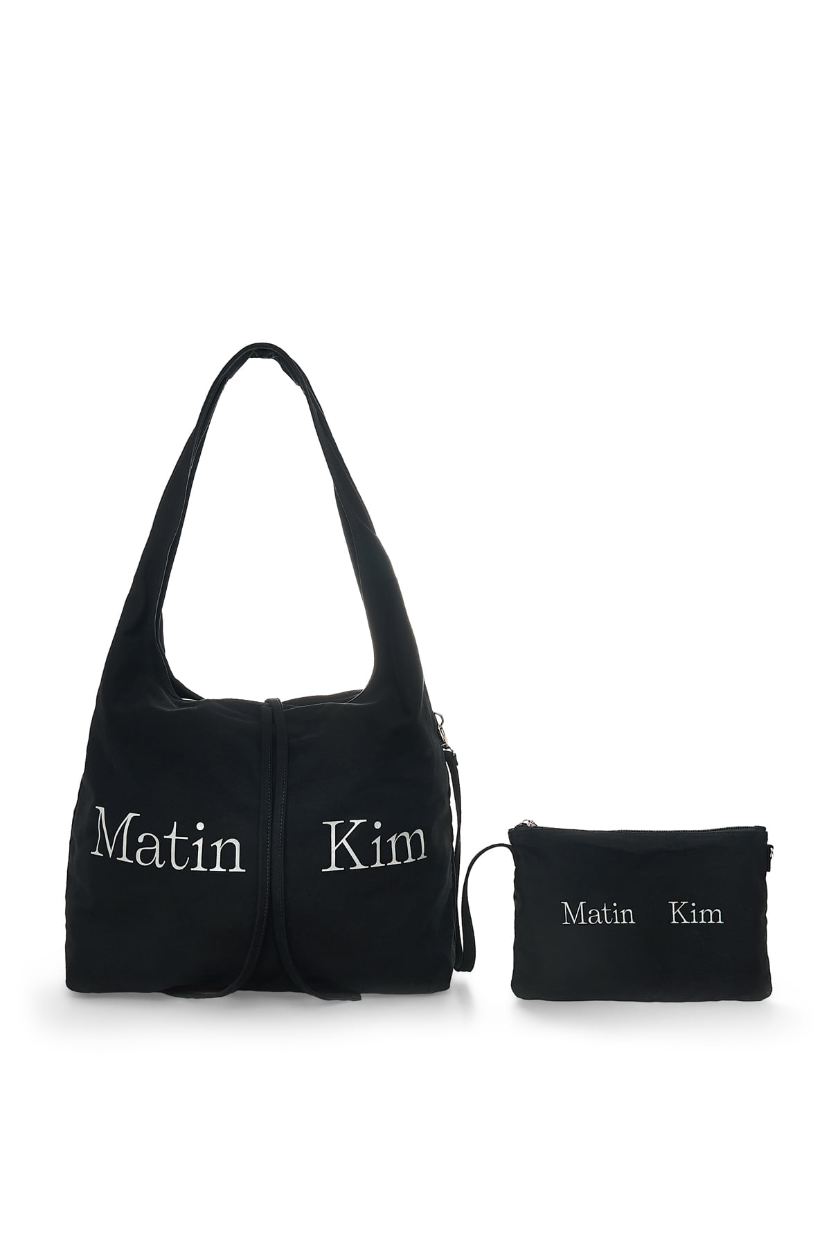 Matin Kim Logo Point Round Ecobag 最新韓國選物🇰🇷經典Logo蝴蝶結環保袋［輕盈隨性風 容量超大!］