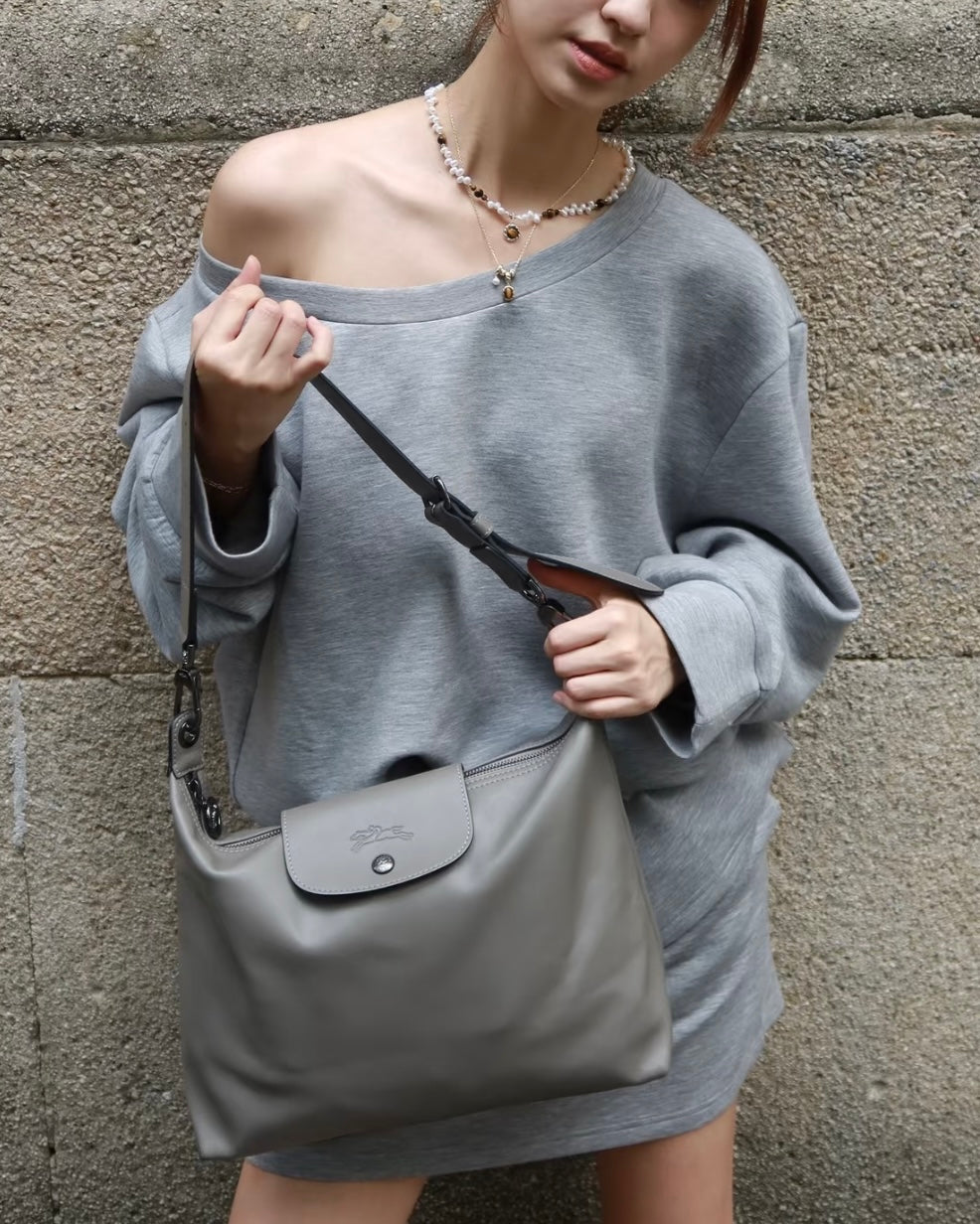 LONGCHAMP Le Pliage Xtra M Hobo Bag 超熱賣真皮系列［新色上架! 多色限時優惠中 19/10晚上準時完結!］