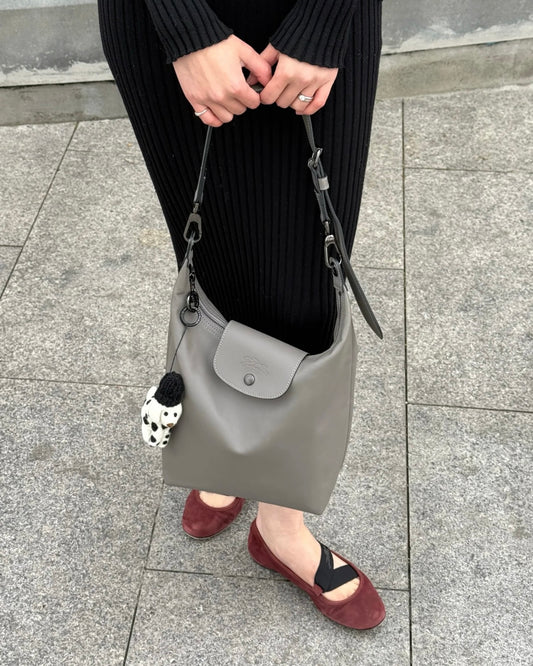 LONGCHAMP Le Pliage Xtra M Hobo Bag 真皮系列［新款直身系列!］
