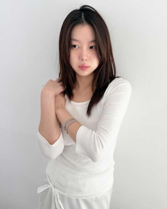 韓國選物🇰🇷 Grumpy Stuff Lace Heart Line Bangle