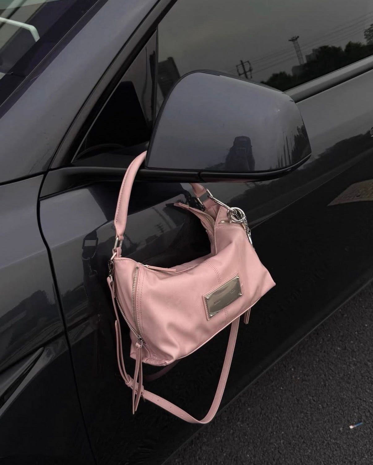 Matin Kim Side Zipper Two Way Bag SMALL 最新韓國選物🇰🇷側鍊飾帶單肩袋 [可兩用手挽側揹OK!］