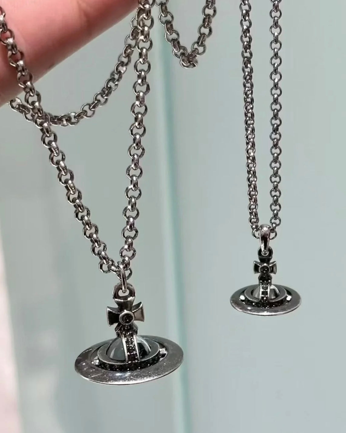 Vivienne Westwood ORB Pendant Crystal Necklace 水泥灰長款  [2025限定色 建議提早下單]
