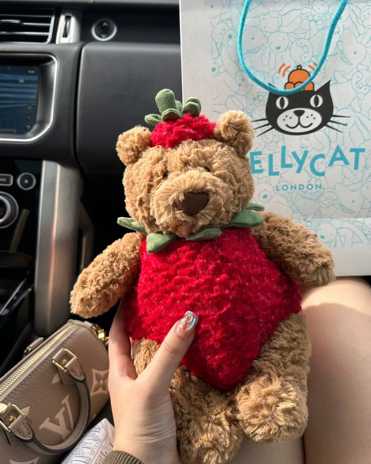 Jellycat Bartholomew Strawberry Bear 26cm [勁可愛超難買!]