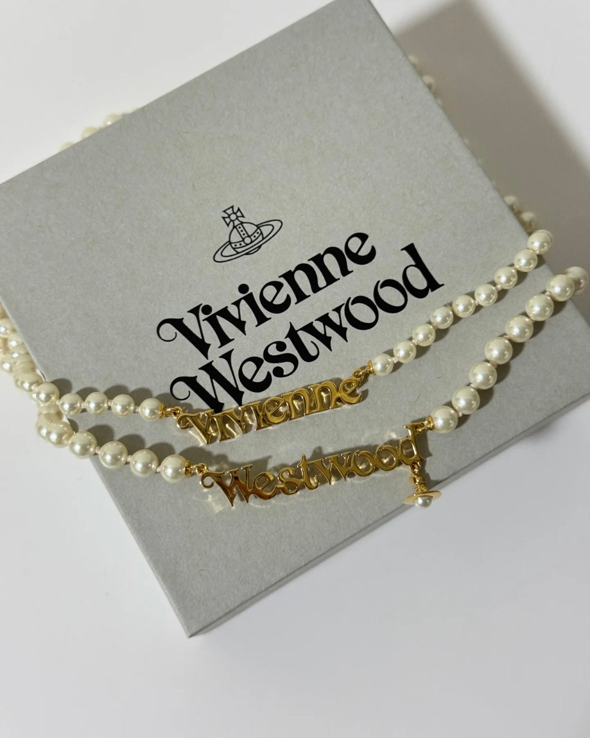 Vivienne Westwood Amelia Pearl Bracelet GOLD 雙層手鏈 [最新上架! 兩件裝性價比超高]