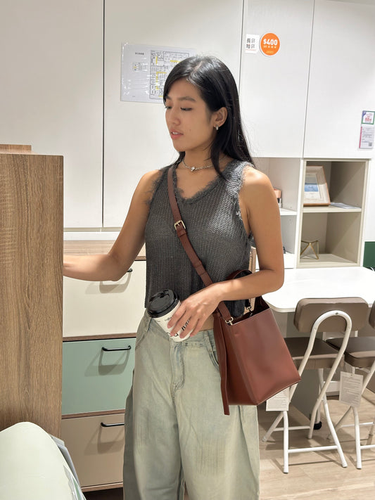 A.P.C. Virginie Bucket Bag 水桶袋 [SMALL]［復古啡限量現貨優惠中!］