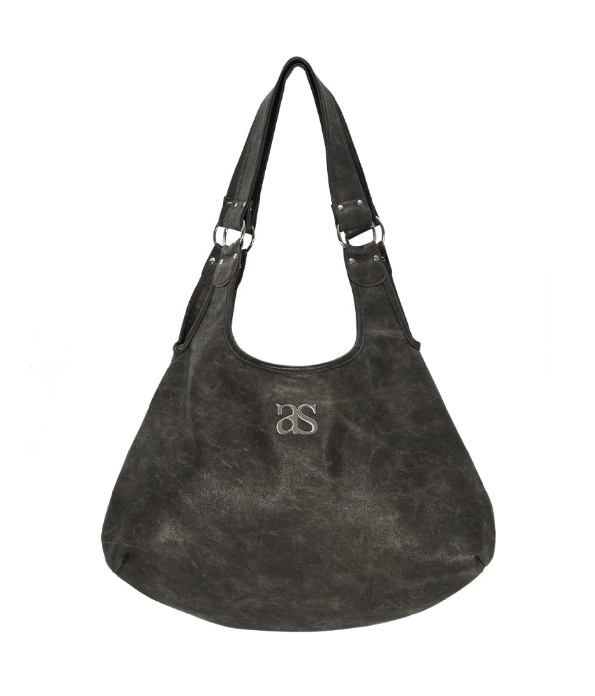 Ason Ricky Shoulder Bag 最新韓國選物🇰🇷半月形裂紋袋［慵懶鬆弛感滿滿 大容量! 斯文穿搭OK］