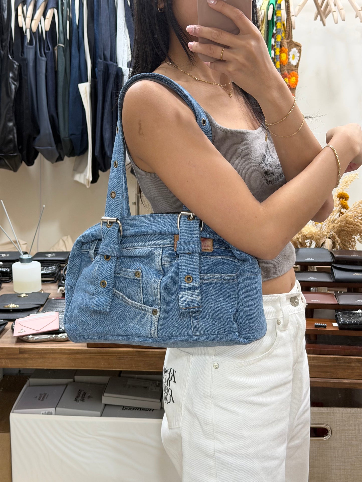 Thailand Remade Vintage Shoulder Bag [Only 1 of each style available! Free shipping to Hong Kong for orders of 2 or more!]