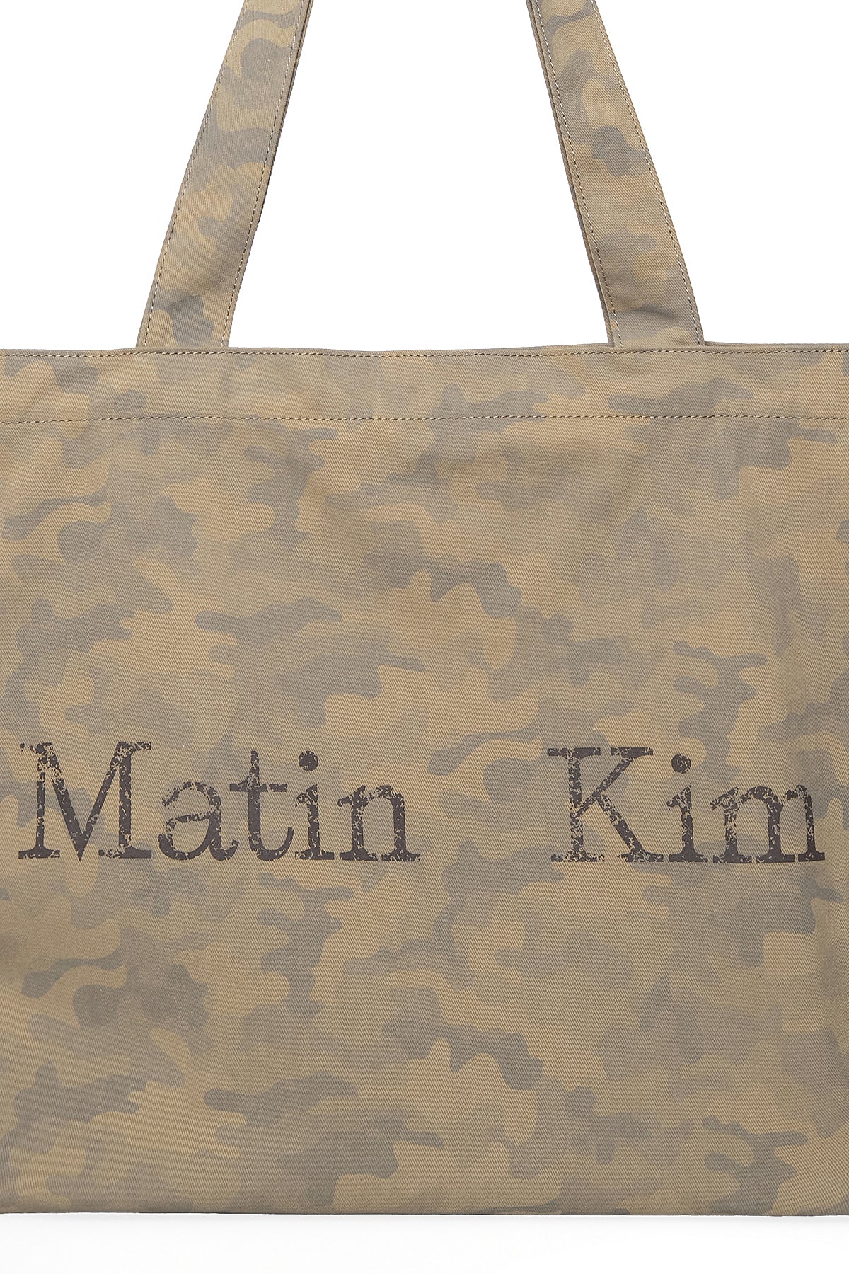 最新韓國選物🇰🇷 Matin Kim Matin Washed Pattern Ecobag 水洗迷彩布袋￼［復古水洗 豹紋迷彩隨性！］