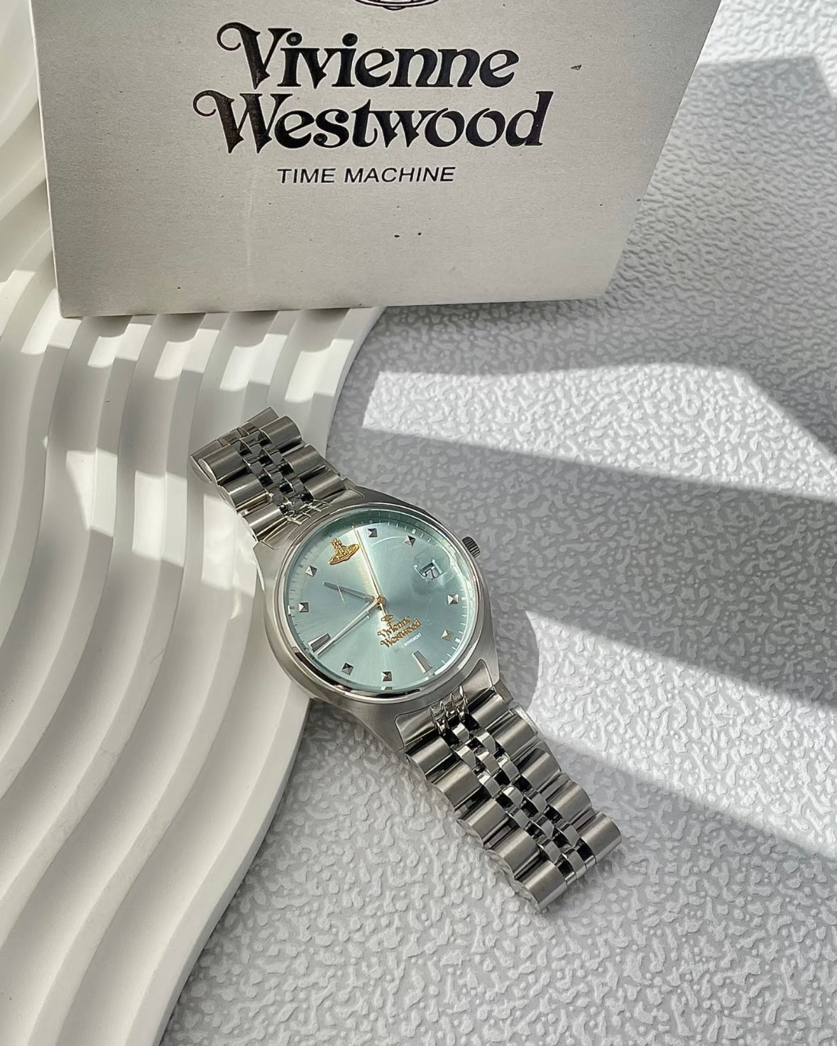 Vivienne Westwood Silver & Blue Watch 冰川藍 [專櫃超熱賣款! 正式上架開始接受預訂!]