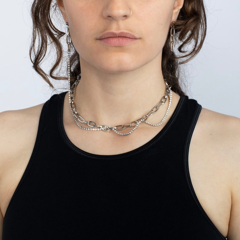 Justine Clenquet 法國飾物- Silver Kirsten Necklace – morningirls