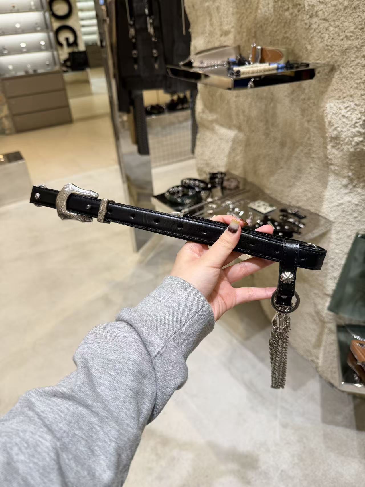 Toga Too Chain Key Ring Belt 大推自留黑色! [年度季末大折扣! 微量優惠現貨完售即止!]