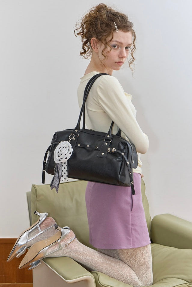 Leterie Belted Sera Bag 韓國選物🇰🇷腰帶水手袋［Made In Korea🇰🇷優雅學園風格 夏日感超高!］